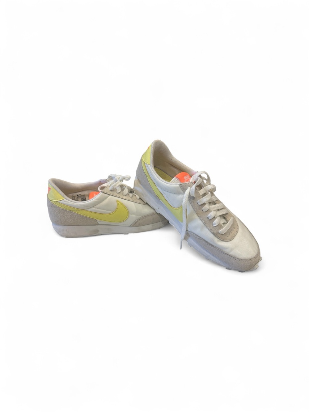 Nike Beige and Yellow Retro Runner Sneakers